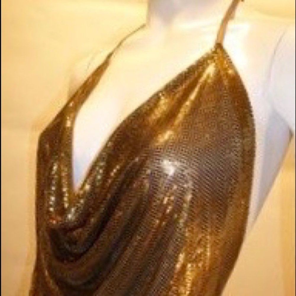 Whiting & Davis Halter Top Extremely Rare Vintage